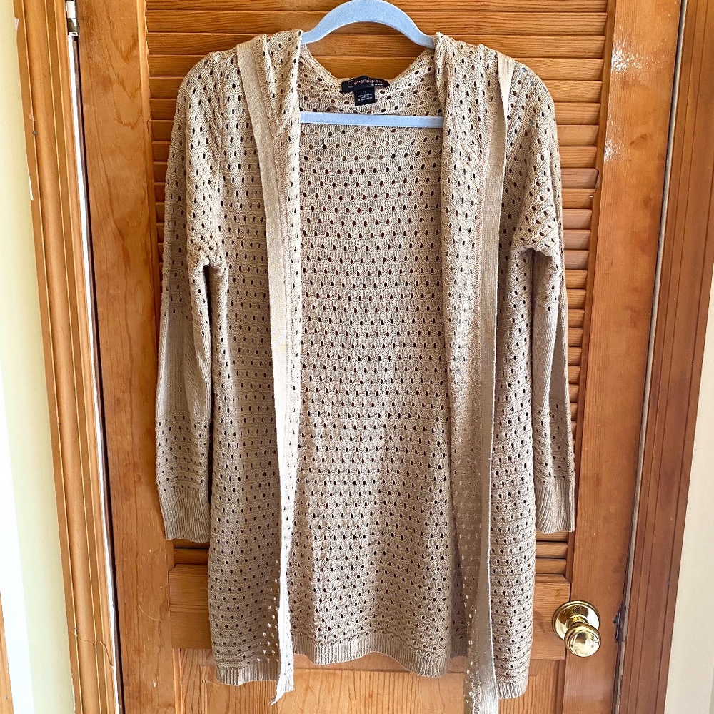 Serendipity tan sweater